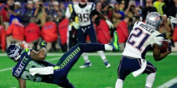 Have the Patriots and Seahawks played each other in the Super Bowl before this season?