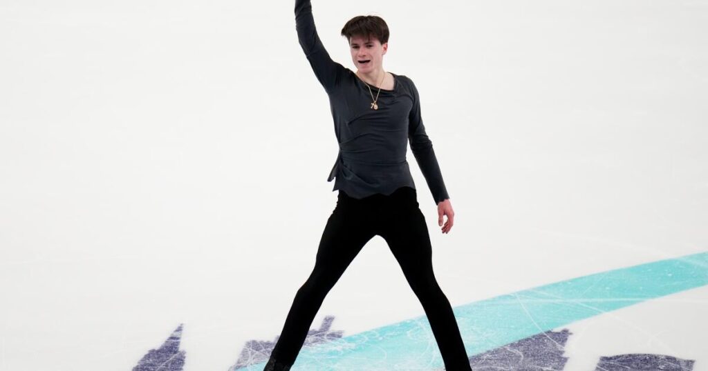 Maxim Naumov shines in Olympics spotlight on strength of parents