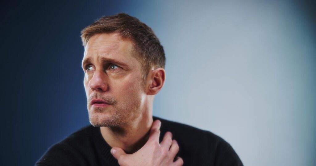 Alexander Skarsgård calls his latest a ‘kinky gay biker rom-com.’ It’s also the love story of the season