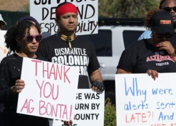 With Pacific Palisades in spotlight, Altadena fights for attention, post-fire justice