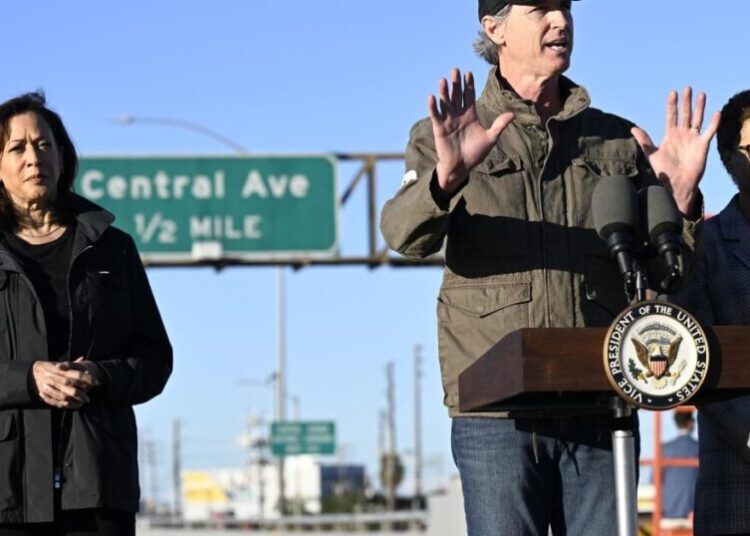 Gavin Newsom and Kamala Harris have traveled parallel paths. Will they collide in 2028?