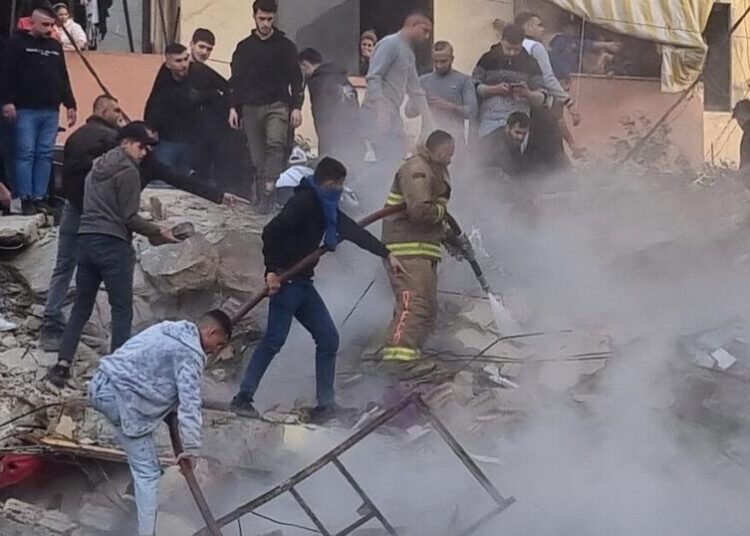 Rescuers search for survivors in Lebanon building collapse that killed at least 2