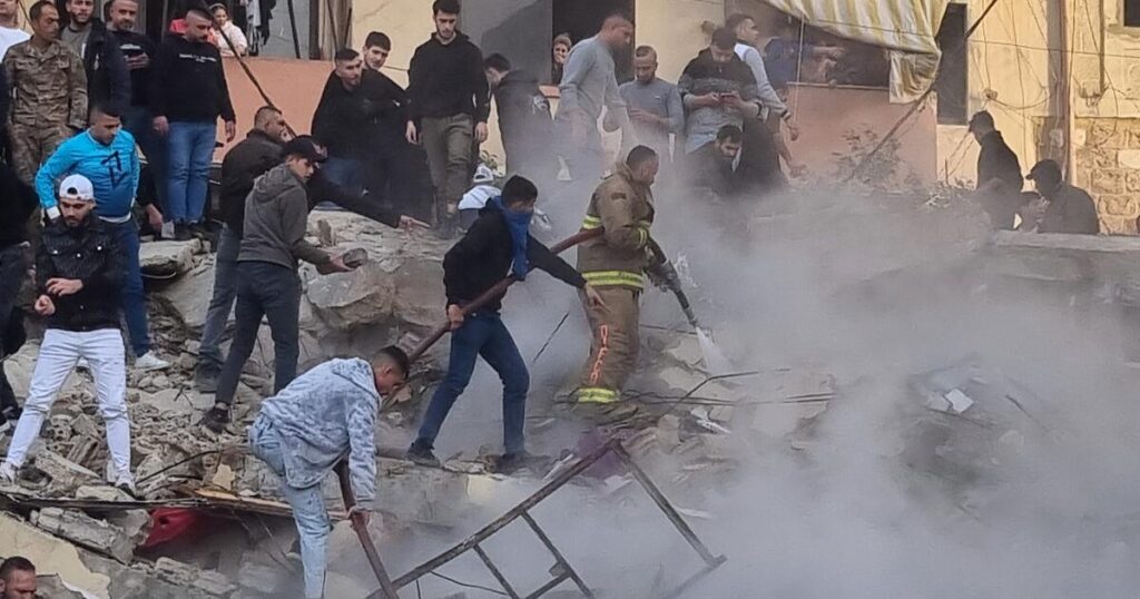 Rescuers search for survivors in Lebanon building collapse that killed at least 2