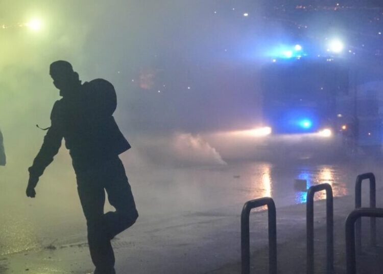 Italian police fire tear gas in clash with anti-ICE protesters near Olympics venue