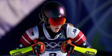 Mikaela Shiffrin finishes outside top 10 in giant slalom as her Olympic woes continue