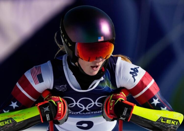 Mikaela Shiffrin finishes outside top 10 in giant slalom as her Olympic woes continue