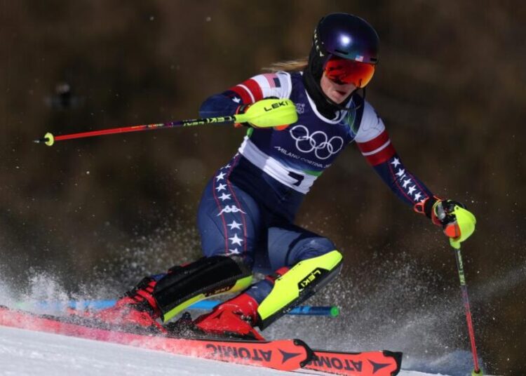 Mikaela Shiffrin ends her Olympic medal drought, winning gold in slalom