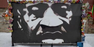 In Minneapolis, a mournful pilgrimage of three death sites