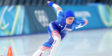 American Brittany Bowe falls short of medal in her strongest speedskating race