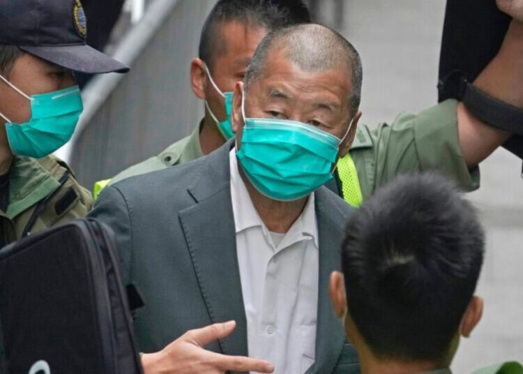China critic and former media tycoon Jimmy Lai sentenced to 20 years in a Hong Kong security case