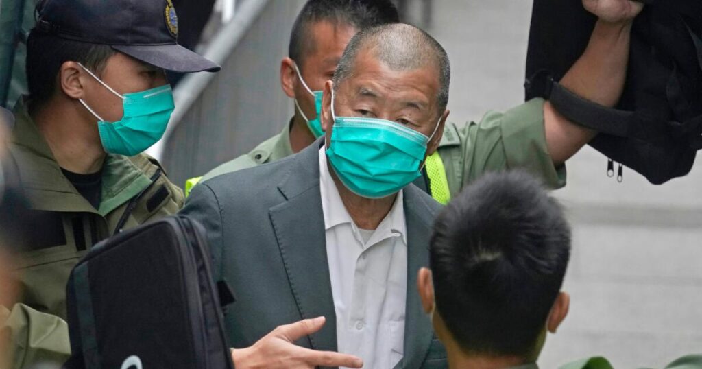 China critic and former media tycoon Jimmy Lai sentenced to 20 years in a Hong Kong security case
