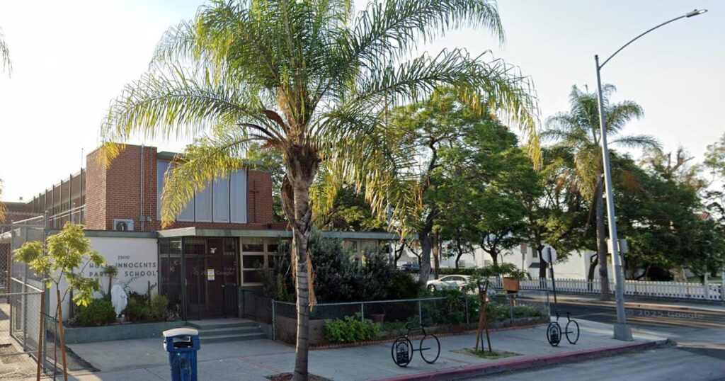 Long Beach Catholic school was vandalized and ransacked, police say. ‘Statues were smashed’