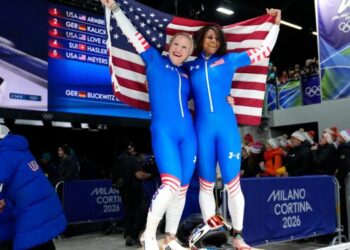 Americans earn bronze medal in two-woman bobsled