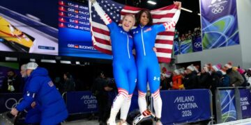 Americans earn bronze medal in two-woman bobsled