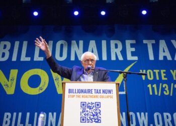 Bernie Sanders kicks off billionaires tax campaign with choice words for the ‘oligarchs’