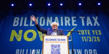 Bernie Sanders kicks off billionaires tax campaign with choice words for the ‘oligarchs’