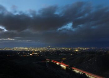 After a night of fierce winds and rain, another storm heads for Southern California