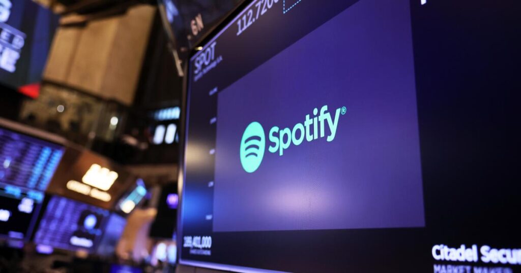 Spotify reports record growth in monthly listeners, totaling to 751 million