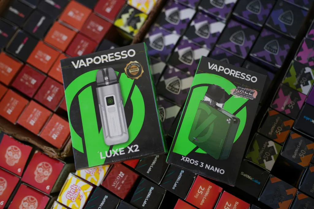 Vape products from the brand 