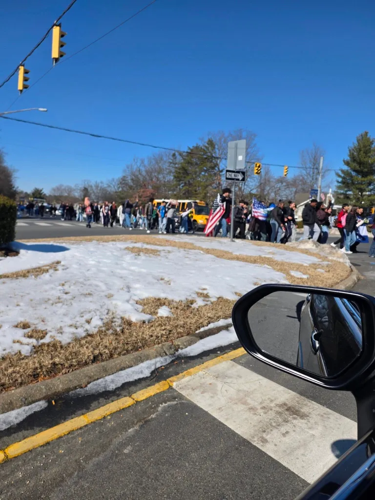 Woodbridge High School in Virginia suspended more than 300 teens who ditched class and stormed off campus during a student-led anti-ICE walkout.