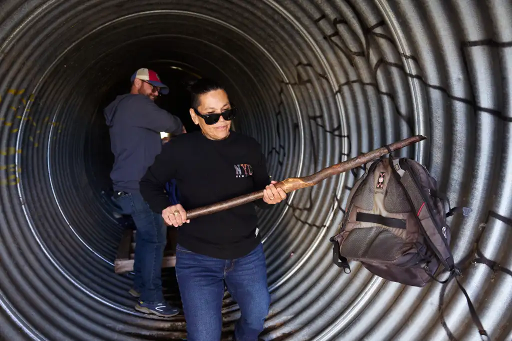 Volunteers found a backpack in a drainage pipe in Tucson, Arizona, as they searched for Nancy Guthrie.