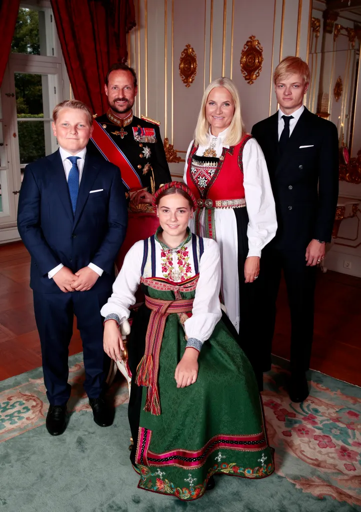 Marius Borg Hoiby joined the royal family when his mother Mette-Marit married Crown Prince Haakon in 2001.