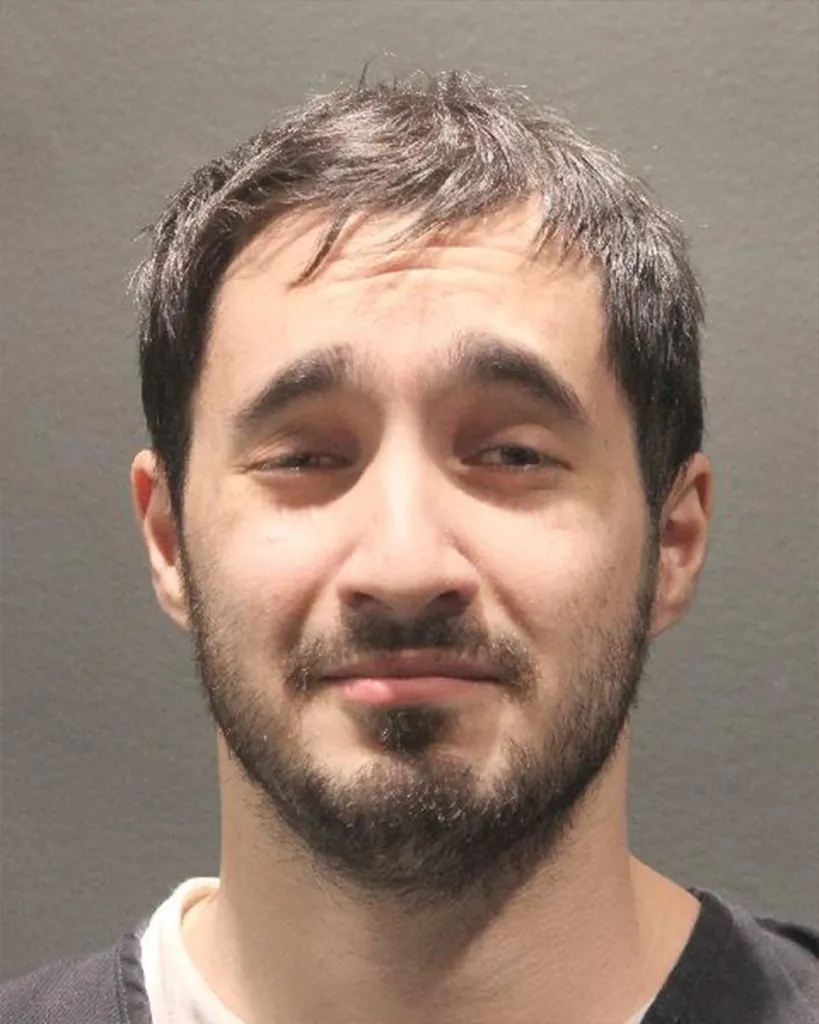 The booking photograph of Colin Demarco.