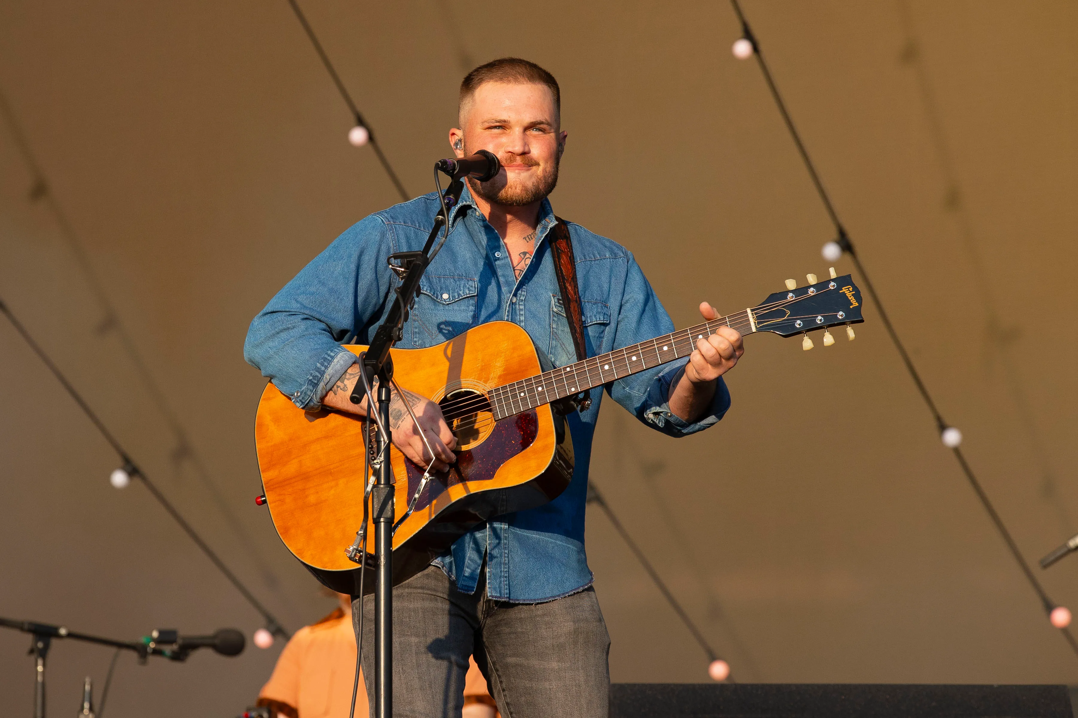 Zach Bryan performs during BST Hyde Park on June 29, 2025.