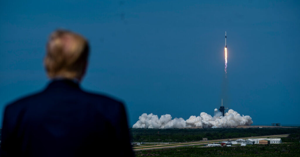 For Trump, Moon Mission Is a Ticket to Greater Goals, and His Own Legacy