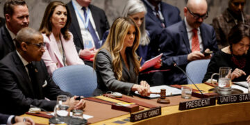 Melania Trump Promotes ‘Peace Through Education’ at U.N. as War With Iran Expands