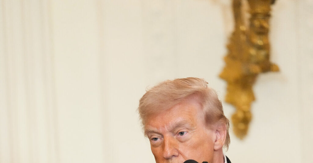 In First Appearance Since Taking the Country to War, Trump Is Business as Usual