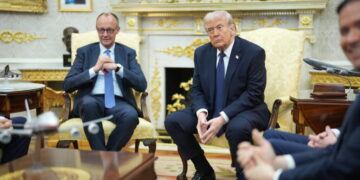 As Trump Bashes Spain, the German Chancellor Piles On