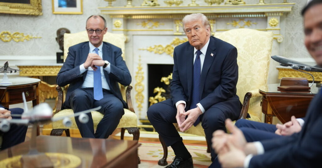 As Trump Bashes Spain, the German Chancellor Piles On