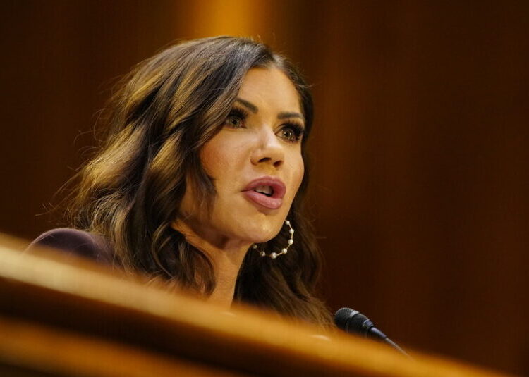 Noem Defends Describing Minneapolis Protesters’ Actions as Domestic Terrorism