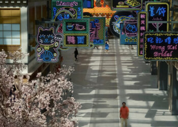 Emirati Leaders, Seeking to Project Calm, Go to the Mall