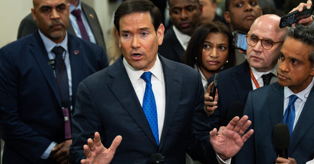Rubio Walks Back Suggestion That Israel Forced U.S. Hand in Iran Strikes