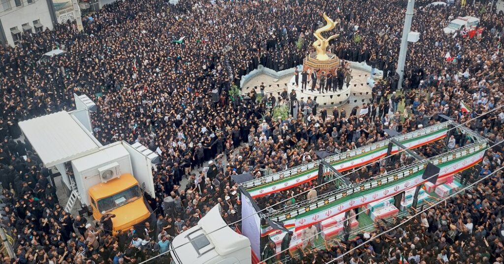 Thousands in Iran Attend Burial of Children Killed in Bombing of School