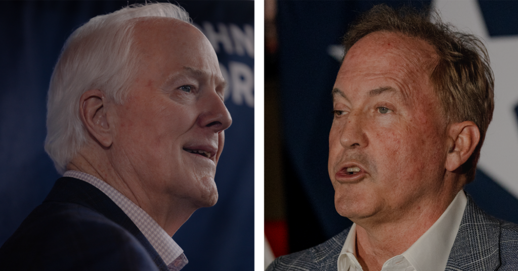 Cornyn and Paxton Head to Runoff in Bitter Texas Senate Primary