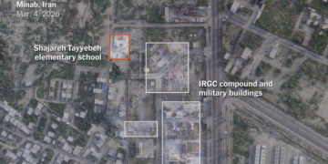 Analysis Suggests School Was Hit Amid U.S. Strikes on Iranian Naval Base