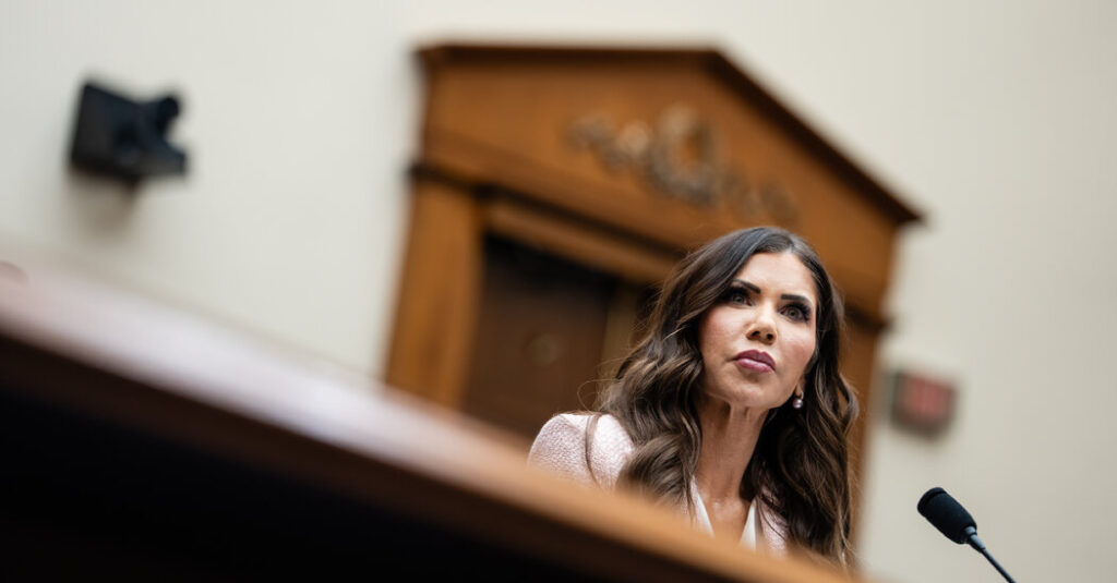 Trump Announces He Is Replacing Noem With Oklahoma Senator