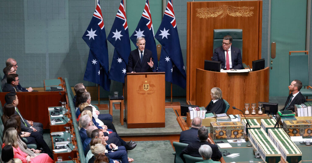 Carney Says Canada and Australia Can ‘Set the Agenda’ as World Faces ‘Crises’