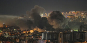 Israel Pounds Southern Beirut, a Hezbollah Stronghold