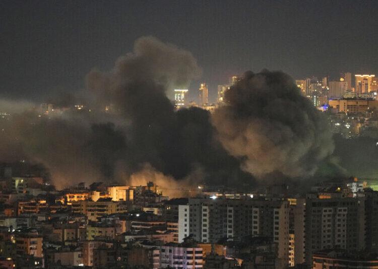 Israel Pounds Southern Beirut, a Hezbollah Stronghold