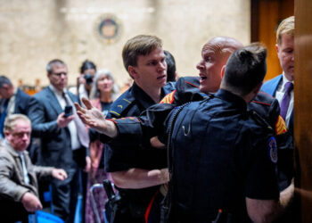 Senator Helps Officers Forcibly Remove Protesting Veteran From Hearing