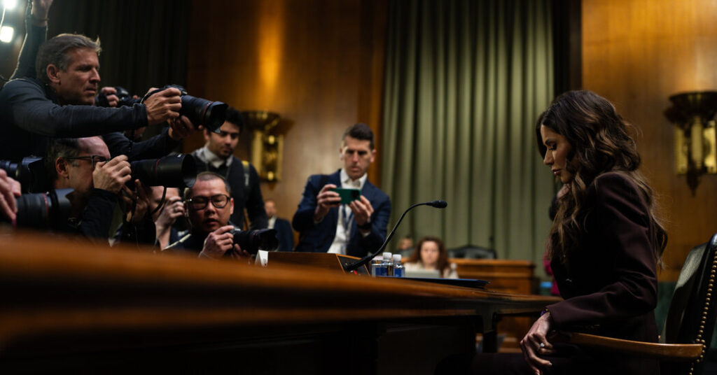 Kristi Noem Survived Many Crises. Then She Crossed a Trump Red Line.