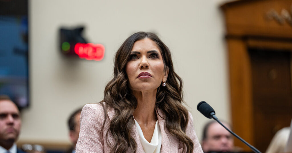 Trump’s Removal of Kristi Noem