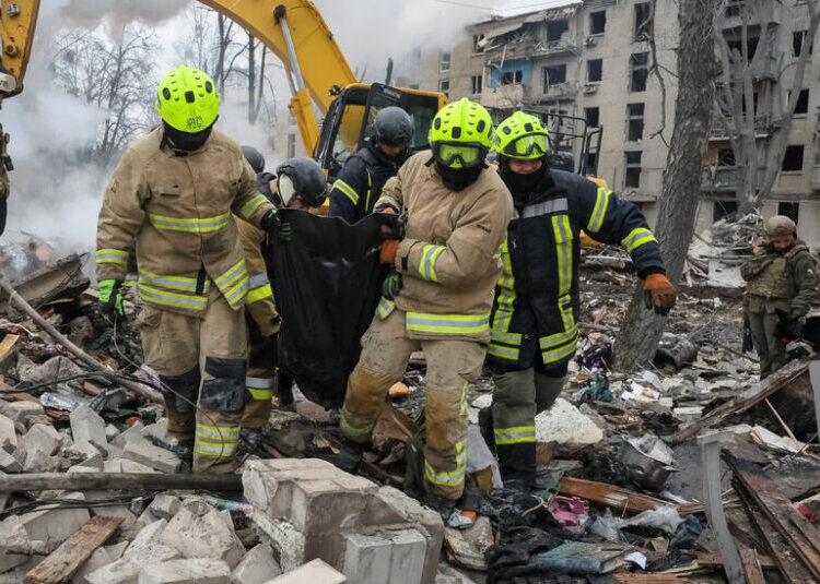 Russia Hits Ukraine With Deadly Barrage of Missiles and Drones