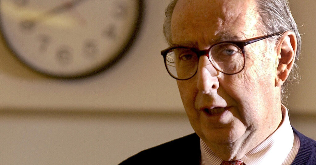 Colman McCarthy, Journalist Who Waged Peace in the Classroom, Dies at 87