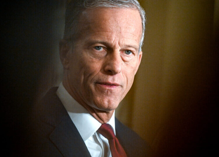 Thune Is in a Vise as Trump and the Far Right Demand a Fight on Voter Bill