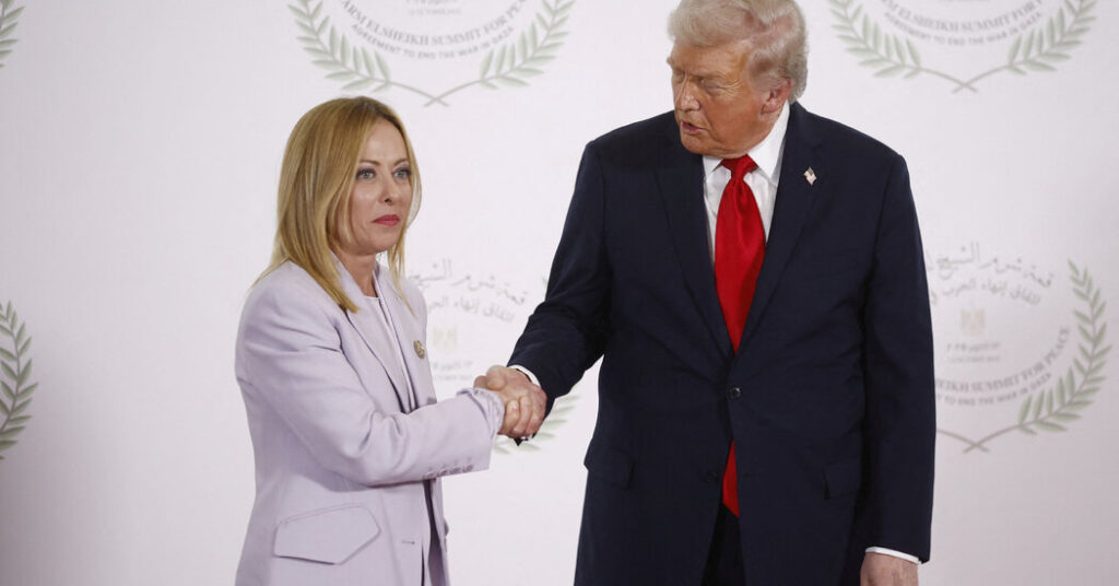 Giorgia Meloni, Trump’s Friend in Europe, Seeks Distance on Iran